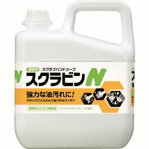 サラヤ SARAYA サラヤ 23155 植物性スクラブハンドソープ スクラビンN 5kg
