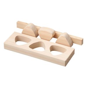 ヤマコー 用美 YAMACO ヤマコー 桧 おにぎり抜型 物相型 押器付 3穴 06305 用美