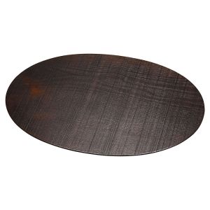 ヤマコー 用美 YAMACO ヤマコー 本漆荒肌多目的トレイ 楕円 43×33×H0.7cm 15526 用美