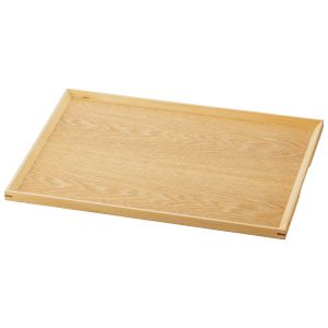 ヤマコー 用美 YAMACO ヤマコー 木製 ノンスリップ マルチトレイ 特大 45×33×H2cm 15553 用美