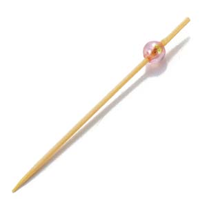 ヤマコー 用美 YAMACO ヤマコー ビーズ串 7cm 桃 50本入 21096 用美