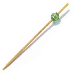 ヤマコー 用美 YAMACO ヤマコー ビーズ串 7cm 緑 50本入 21098 用美