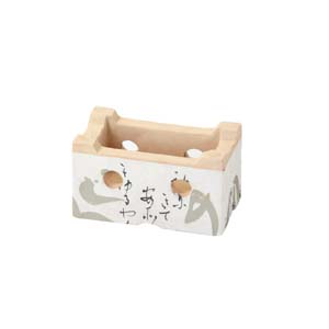 ヤマコー 用美 YAMACO ヤマコー 長角飛騨コンロ 小 白 21411 用美