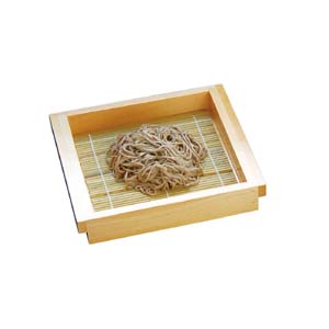 ヤマコー 用美 YAMACO ヤマコー 檜板そば 正角 竹ス付 21531 用美