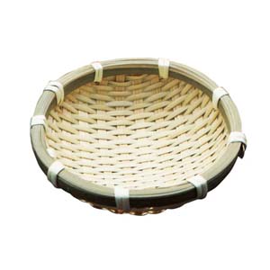 ヤマコー 用美 YAMACO ヤマコー おわん型 竹ザル 白 10cm 22539 用美