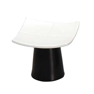 ヤマコー 用美 YAMACO ヤマコー 角型高台珍味皿 脚黒 27517 用美