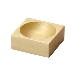 ヤマコー 用美 YAMACO ヤマコー 無垢な小鉢 角 小 シナ 27848 用美