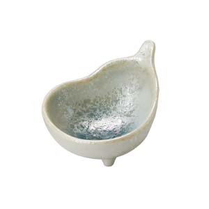 ヤマコー 用美 YAMACO ヤマコー ナス型ラスター珍味入 ルリ 27919 用美