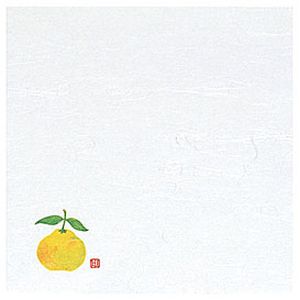 ヤマコー 用美 YAMACO ヤマコー 4寸雲竜敷紙 ゆず 100枚入 64426 用美