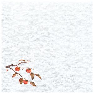 ヤマコー 用美 YAMACO ヤマコー 5寸グルメ敷紙 柿 100枚入 64777 用美