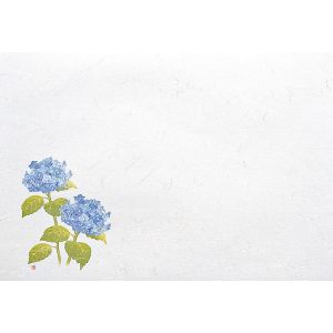 ヤマコー 用美 YAMACO ヤマコー 尺5雲竜和紙懐石まっと 四季 紫陽花 100枚入 65031 用美