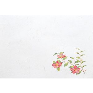 ヤマコー 用美 YAMACO ヤマコー 尺5 雲竜和紙 懐石まっと 四季 さざんか 100枚入 65033 用美