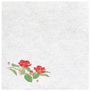 ヤマコー 用美 YAMACO ヤマコー 新 濡れ奉書紙 椿 100枚入 65409 用美