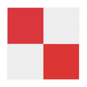 ヤマコー 用美 YAMACO ヤマコー 市松紅白懐敷 3寸 200枚入 66606 用美