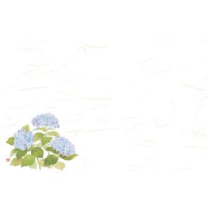 ヤマコー 用美 YAMACO ヤマコー 尺3 四季彩まっと 花便り 紫陽花 100枚入 66628 用美