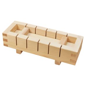 ヤマコー 用美 YAMACO ヤマコー ひのき 押寿司器 切り込み付 六ツ切 小 79247 用美