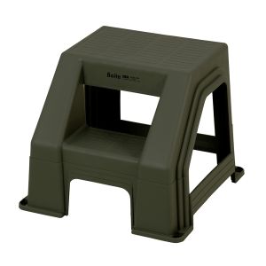 ベストコ BESTOCO ベストコ 踏み台 スツールステップ 脚立 M カーキ MA-4118 Boiteガレージ