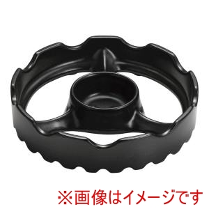 トーセラム TOCERAM トーセラム 温度センサー付きガスコンロ用焼き台 15cm ミニ ブラック