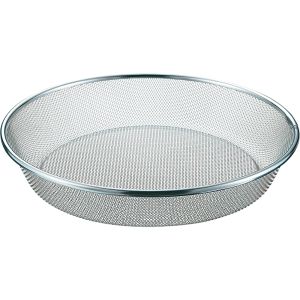 新越ワークス スリースノー 18-8 頑丈な ザル 浅型 25cm 12メッシュ 新越ワークス TS