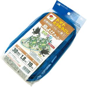 日本マタイ 日本マタイ トマトとトウモロコシの鳥よけネット 1.8x10m ブルー 