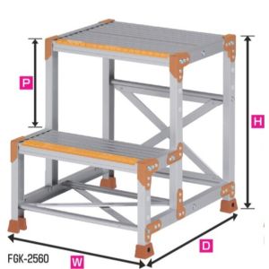 ピカ PICA ピカ Danchi 作業台 踏面 くつ底キャッチャー タイプ FGK-2560 メーカー直送 代引不可  北海道沖縄離島不可