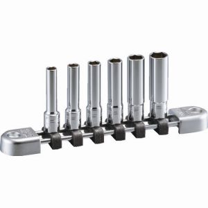 KTC 京都機械工具 KTC NTB2L06BA ネプロス 6.3sq. ディープソケットセット インチ 6角 6コ組