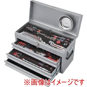 KTC 京都機械工具 KTC SK3662XS 工具セット チェストタイプ 66点 シルバー メーカー直送 代引不可 北海道沖縄離島不可