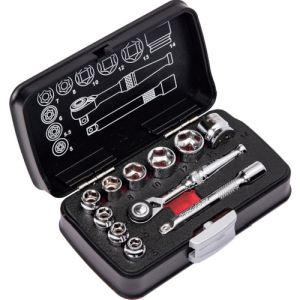 スエカゲツール SUEKAGETOOL  スエカゲツール PA2011 1/4DR 11PCスタビーラチェット&ソケットセット