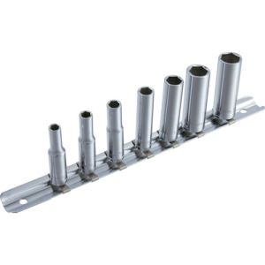 スエカゲツール SUEKAGETOOL  スエカゲツール 102-21M 1/4DR 7PC スタンダードディープソケットハンガーセット