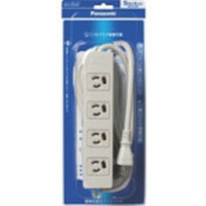 パナソニック panasonic パナソニック WCH2454HP OAタップ 接地15A抜け止め形 4コ