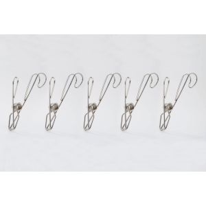 セーブインダストリー セーブインダストリー SV-5721 ステンレス製フッククリップ 5個組