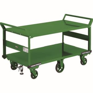 トラスコ TRUSCO トラスコ OH-1L2W-6SS 鋼鉄製運搬車 1400X750 両袖2段型 鋳物6輪車 LS付 TRUSCO メーカー直送 代引不可 北海道 沖縄 離島不可