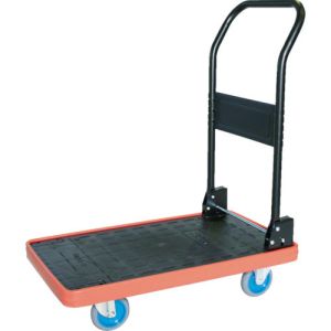 トラスコ TRUSCO トラスコ MKP-151AC MKP樹脂製台車 折りたたみ式 716X436 エアキャスター付 TRUSCO メーカー直送 代引不可 沖縄 離島不可