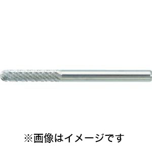 トラスコ TRUSCO トラスコ TB2A030S 超硬バー 先丸円筒型 Φ3×刃長14×軸3 シングルカット TRUSCO