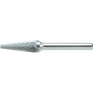トラスコ TRUSCO トラスコ TB7C080 超硬バー テーパー先丸型 Φ8×刃長22×軸6 ダブルカット TRUSCO