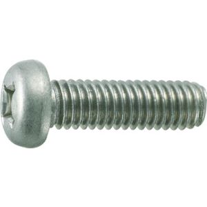 トラスコ TRUSCO トラスコ ナベ頭小ネジ チタン 全ネジ M3×6 21本入 1PK TB91-0306