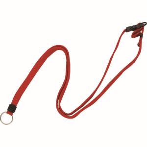 トラスコ TRUSCO トラスコ TNH-L-R リールクリップ名札用ストラップ 赤 TRUSCO 