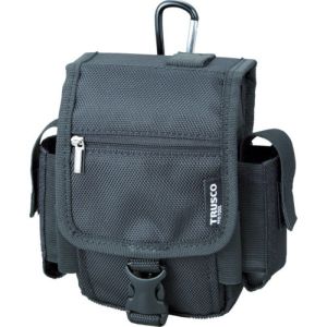 トラスコ TRUSCO トラスコ TCTC1808-BK コンパクトツールケース ツーサイドポケット ブラック TRUSCO