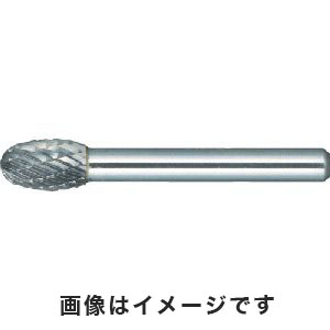 トラスコ TRUSCO トラスコ TA6C127 超硬バー タマゴ型 Φ12.7×刃長22×軸6 アルミカット TRUSCO