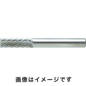 トラスコ TRUSCO トラスコ TB1C030S 超硬バー 円筒型 Φ3×刃長12.7×軸6 シングルカット TRUSCO