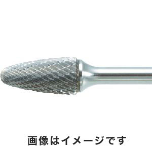 トラスコ TRUSCO トラスコ TB3C095SL150 超硬バー 砲弾型 Φ9.5×刃長19×軸6 ロング シングルカット TRUSCO