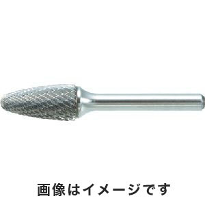 トラスコ TRUSCO トラスコ TB3C160S 超硬バー 砲弾型 Φ16×刃長25×軸6 シングルカット TRUSCO