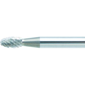 トラスコ TRUSCO トラスコ TB6A030L75 超硬バー タマゴ型 Φ3×刃長5.5×軸3 ロング ダブルカット TRUSCO