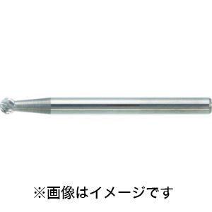 トラスコ TRUSCO トラスコ TB8A024S 超硬バー 球型 Φ2.5×刃長2.3×軸3 シングルカット TRUSCO