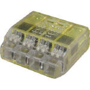 トラスコ TRUSCO トラスコ 差込形電線コネクタ極数4 8個入 1PK T-QL-4