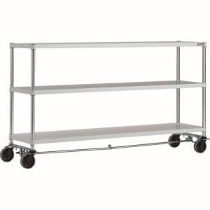 トラスコ TRUSCO トラスコ PER-3643-U125-B4-W フェニックスラック 1800X450 3段 U車輪4輪S付 W色 抗菌粉体塗装 メーカー直送 代引不可 北海道 沖縄 離島不可