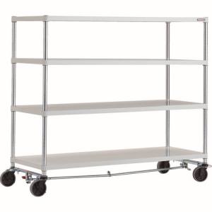 トラスコ TRUSCO トラスコ PER-4564-U125-B4-W フェニックスラック 1500X600 4段 U車輪4輪S付 W色 抗菌粉体塗装 メーカー直送 代引不可 北海道 沖縄 離島不可
