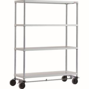 トラスコ TRUSCO トラスコ PER-5444-U125-B4-W フェニックスラック 1200X450 4段 U車輪4輪S付 W色 抗菌粉体塗装 メーカー直送 代引不可 北海道 沖縄 離島不可