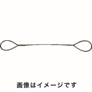 トラスコ TRUSCO トラスコ TWD-12S1 玉掛けワイヤーロープ 段落し 12mm×1m TRUSCO