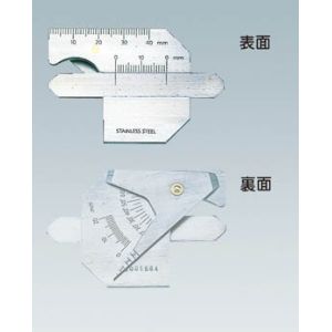 トラスコ中山 TRUSCO トラスコ TWG-1 溶接ゲージ 寸法測定精度±0.4 TRUSCO